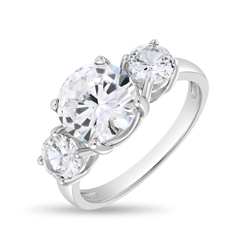 DiamondAura 3-Stone Classique Ring